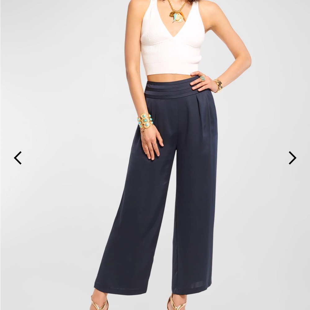 Ramy Brook NWT Joss Cropped Wide-Leg Pant